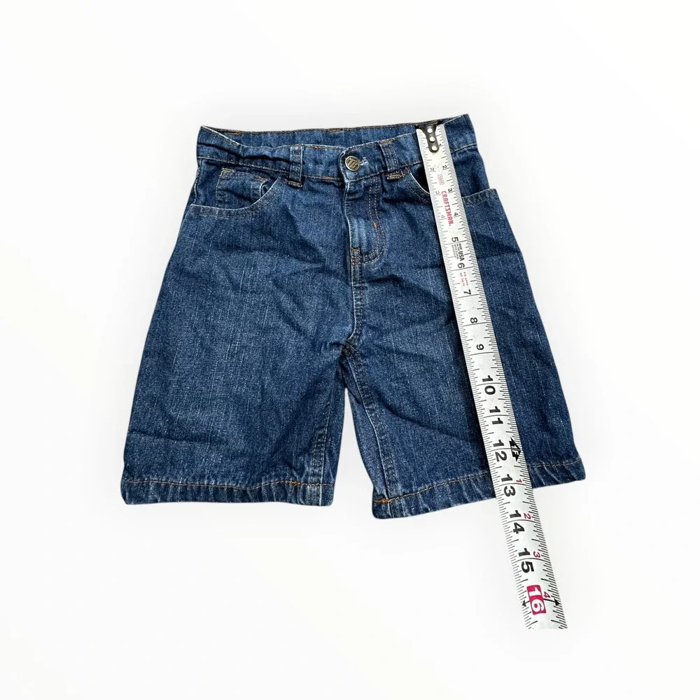 Tuff Guys Denim Shorts Boys Size 7 Blue Medium Wash Classic 5-Pocket Casual